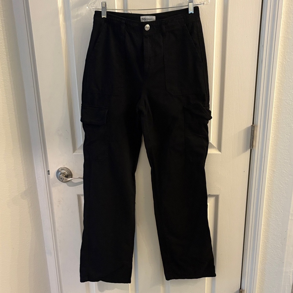 Zara Black Cargo Pants